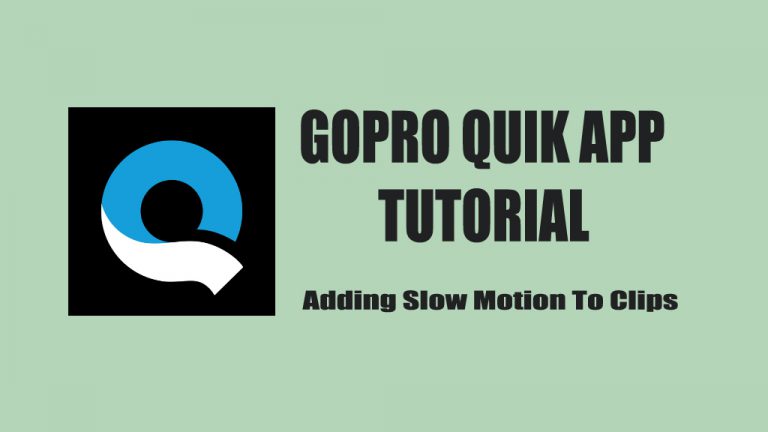 gopro time lapse video export quik
